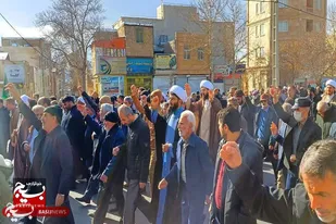 راهپیمایی مردم ولایی ملایر در محکومیت هتک حرمت به قرآن و مقدسات