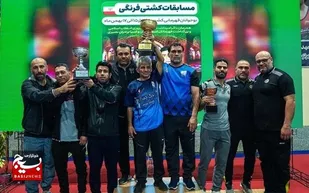 خوزستان، نائب قهرمان مسابقات کشتی فرنگی نوجوانان کشور
