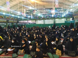 برگزاری مراسم عزاداری سید و سالار شهیدان در پایگاه بسیج حضرت آسیه