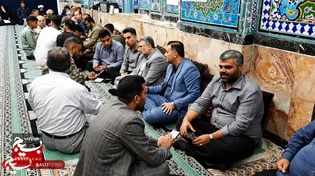 میز خدمت جهادی در منطقه چهارصد دستگاه اهواز