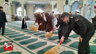 &nbsp;۱۵۵ مسجد در بردسکن غبارروبی شد