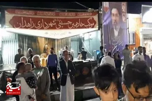 برپایی موکب در بین مردم توسط سازمان بسیج کارگران و کارخانجات سپاه سلمان