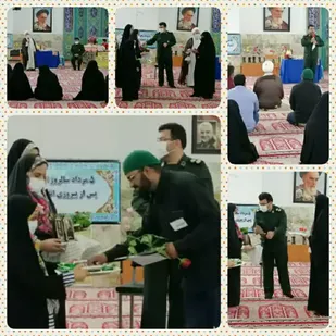 تجلیل از غرفه داران نمایشگاه حجاب در شهرستان تفت
