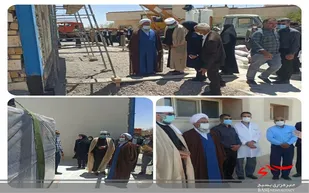 بهره برداری از دستگاه اکسیژن ساز بیمارستان ۲۲ بهمن با حضور امام جمعه شهرستان خواف
