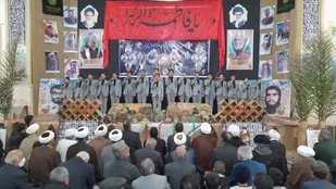 یادواره سومین سالگرد &nbsp;شهادت سردار شهید حاج قاسم سلیمانی در شهرستان &nbsp;فردوس برگزار شد