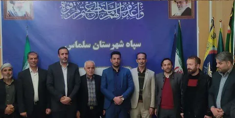 بازدید از طرح های آب رسانی در شهرستان سلماس توسط سازمان بسیج مهندسین عمران و معماری کشور