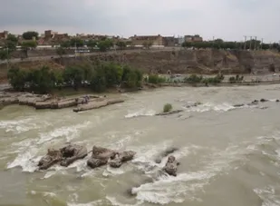 نجات یک پدر و فرزندانش از رودخانه دز