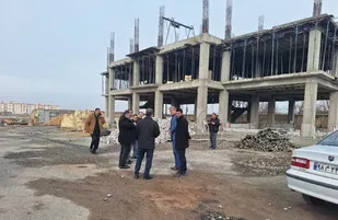 بازدید مدیرکل نوسازی مدارس آذربایجان شرقی از طرح های شهرستان هریس