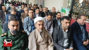 آیین باشکوه تکریم یادگاران هشت سال دفاع مقدس در چالوس