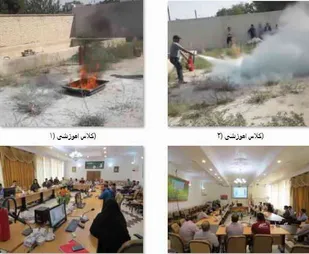 برگزاری دوره آموزشی اطفای حریق در راه آهن شمالشرق (۱) شاهرود