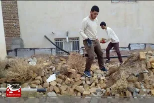 حضور موثر گروه جهادی شهید حمزه کاظمی در مناطق سیل و زلزله زده تا برپایی موکب در مسیر پیاده روی اربعین