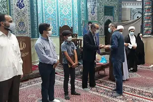 اختتامیه مسابقات قرآنی ماه مبارک رمضان در گرمدره برگزار شد+تصاویر