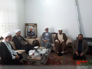دیدار جانشین سازمان بسیج اساتید، طلاب و روحانیون کشور با خانواده شهید مالامیری