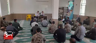 برگزاری کلاس و آزمون گواهی نامه موتور سیکلت برای بسیجیان در ناحیه اندیکا