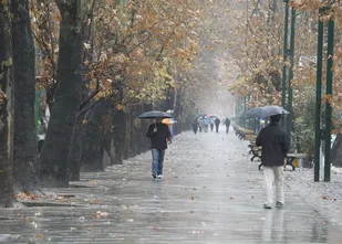 اولین باران پاییزی ایلام را در برمی گیرد