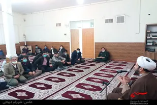 دیدار جمعی از بسیجیان حوزه علی ابن ابیطالب (ع) با امام جمعه ملایر