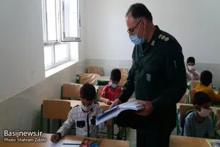 بازدید جانشین سپاه ملایر از طرح شهید رجایی بسیج فرهنگیان