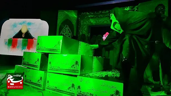استقبال از ۷شهیدگمنام