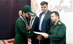 " سرگرد پاسدار ولی اله جنیدی " فرمانده حوزه بسیج شهیدبهشتی جلیل آباد شد