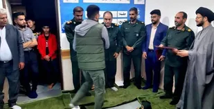 تکریم و معارفه فرمانده پایگاه مقاومت بسیج شهید بهشتی روستای عالی چنگی