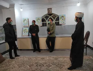جانشین فرمانده ناحیه خوانسار از پایگاه بسیج امام هادی (ع) بازدید نمود