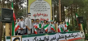 راهپیمایی نمادین روز قدس در میبد برگزار شد