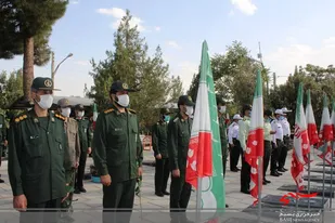 روایتگری دفاع مقدس و عطر افشانی گلزار شهدای گلپایگان