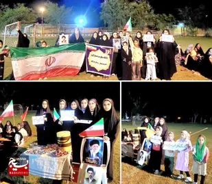 خدمات جهادی موکب دختران امام رضا (ع) در روستای چم کلگه بندر هندیجان