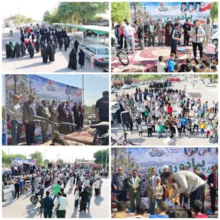 برگزاری پیاده&zwnj;روی خانوادگی به مناسبت هفته دفاع مقدس در شهر شیبان