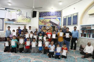 مراسم اختتامیه ترتیل خوانی قرآن کریم در مسجد امیرالمومنین (ع) + تصاویر