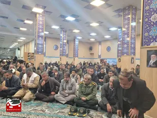 گرامی داشت یاد و خاطره رهبر شهید وشهدا در آلونی؛