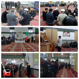 مراسم محفل انس با قرآن کریم در منطقه هزارجریب نکا