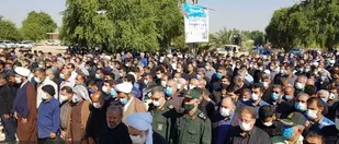 تشییع پیکر مطهر شهید کرملایی در شوشتر