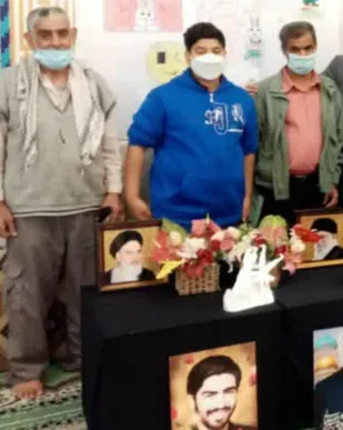 برپایی نمایشگاه هنرهای تجسمی پایگاه بسیج شهید سرخیلی در آبادان