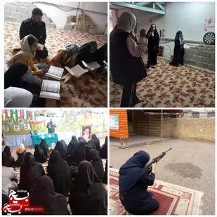 جشن حضور تاظهور بمناسبت دهه مبارک فجر در پایگاه حضرت مرضیه(س)ایذه