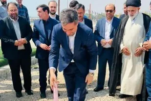 یادمان شهدای گمنام &laquo;شیرینو&raquo; کلنگ زنی شد
