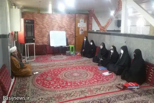 بازدید مسئول تعلیم و تربیت سپاه ناحیه همدان از حلقات صالحین حوزه حضرت خدیجه (س)