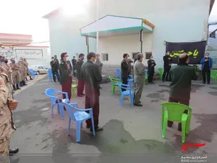 عزاداری کارکنان  سپاه کلیبر در ماه محرم
