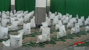 اهدای ۳۱۳ سبد معیشتی به نیازمندان توسط بسیج طلاب بابل