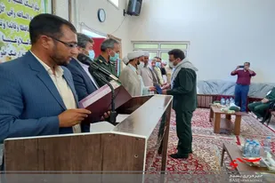 معرفی فرمانده جدید حوزه بسیج رسول الله(ص) سنگان خواف