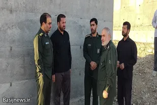 بازدید سردار مجیدی از مخازن و خط انتقال آب شرب در کبودراهنگ