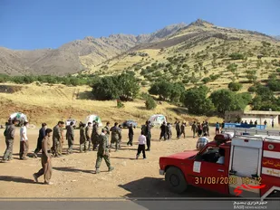 برگزاری رزمایش گردان بیت المقدس در شهرستان پاوه