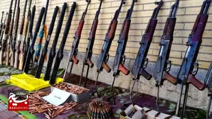 محموله سلاح جنگی قاچاق قبل از ورود به کشور در غرب خوزستان توقیف شد