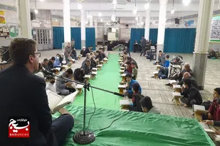برگزاری محفل انس با قرآن در مسجد جامع اسدآباد