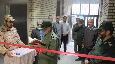 افتتاح سالن نه دی سردار شهید احمد کاظمی شهرستان زرندیه