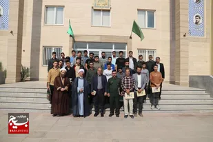 تجلیل از دانش آموزان جهادگر استان قزوین با حضور سردار رفیعی آتانی&nbsp;
