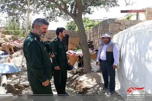 بازديد فرمانده سپاه فامنین از مراحل اجرای طرح جهاد همبستگی ملی
