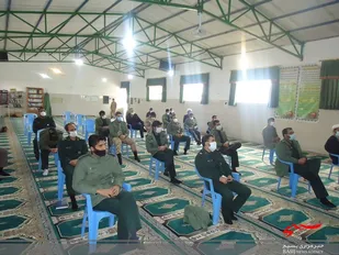 مراسم گرامیداشت شهید فخری زاده در سپاه زاوه