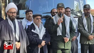 کاروان بسیج پالایشگاه سرخس عازم دیار کریمان شد