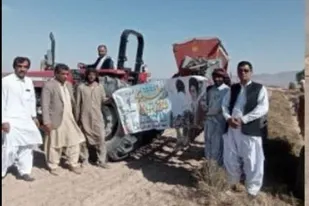 برگزاری دوره کاشت مکانیزه در خاش